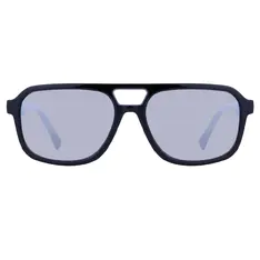 Square Matte Black Sunglasses