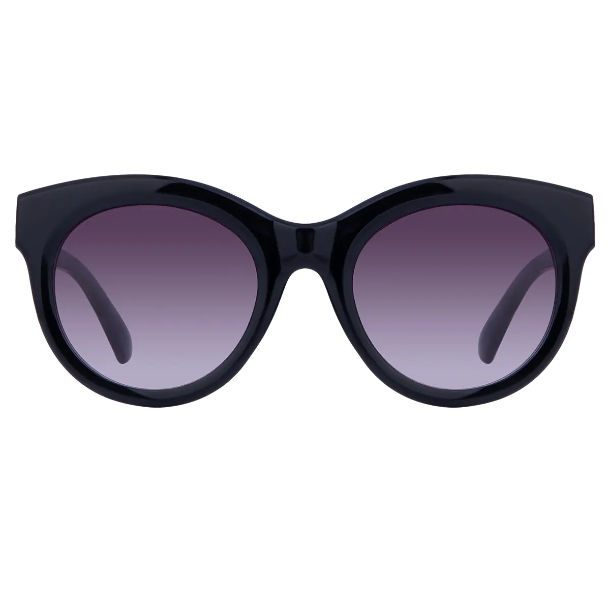 Round Black Sunglasses