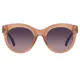Round Transparent Amber Sunglasses