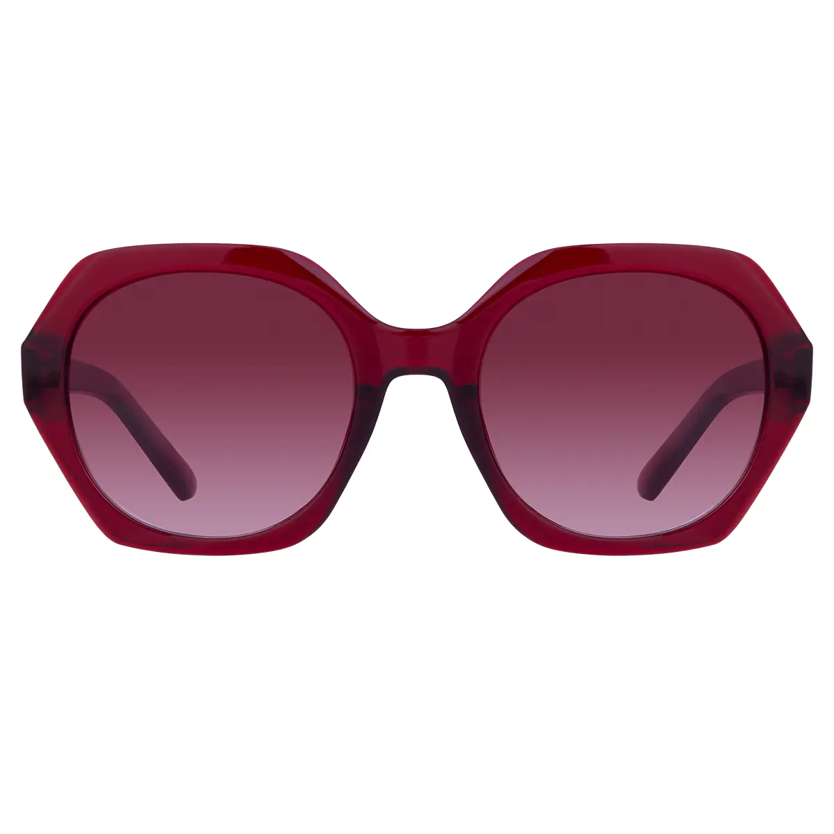 Geometric Wine Sunglasses