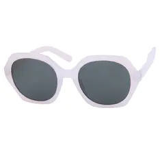 Geometric White Sunglasses