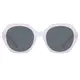 Geometric White Sunglasses