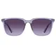 Square Transparent Gray Sunglasses