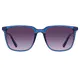 Square Transparent Blue Sunglasses