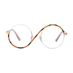 Round Black/Tortoiseshell Eyeglasses