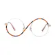 Round Black/Tortoiseshell Eyeglasses