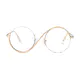 Round Gold Eyeglasses
