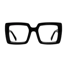 Square Black Eyeglasses