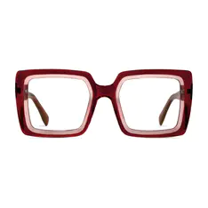 Square Wine Eyeglasses