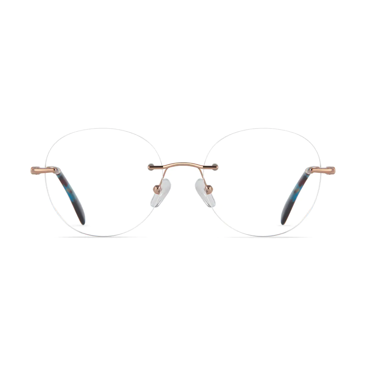 Round Gold Eyeglasses