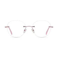 Round Rose Gold Eyeglasses