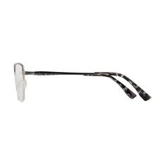 Cat-eye Black/Silver Eyeglasses