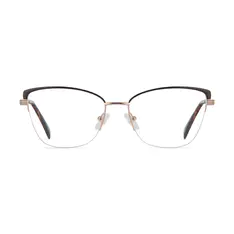 Cat-eye Black/Gold Eyeglasses