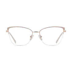 Cat-eye Rose Gold Eyeglasses