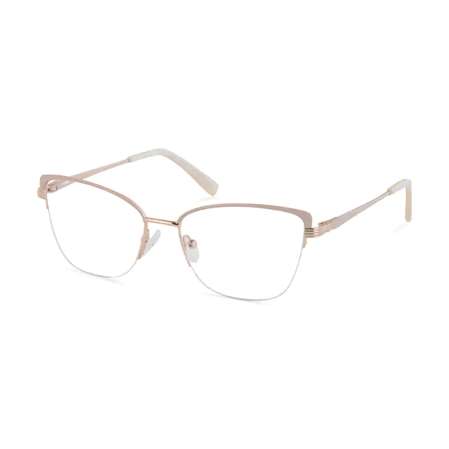 Cat-eye Rose Gold Eyeglasses