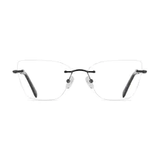 Cat-eye Black Eyeglasses
