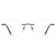 Square Black Eyeglasses