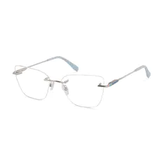 Cat-eye Silver Eyeglasses