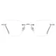 Square Silver Eyeglasses