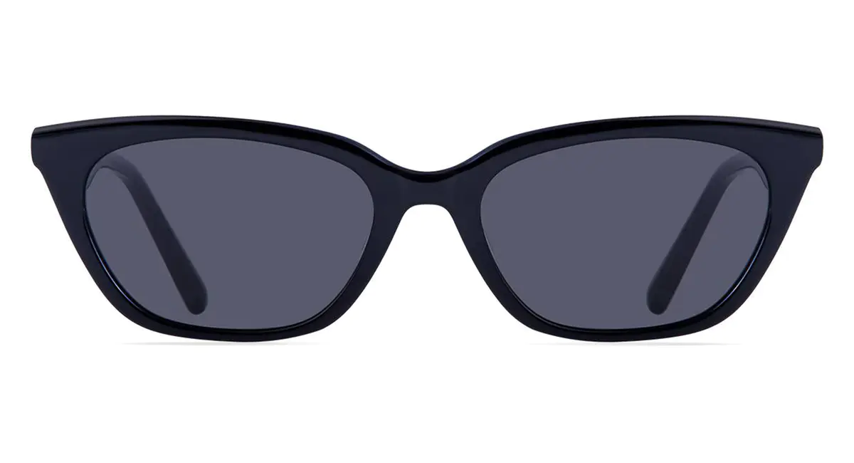 Oval Black Sunglasses