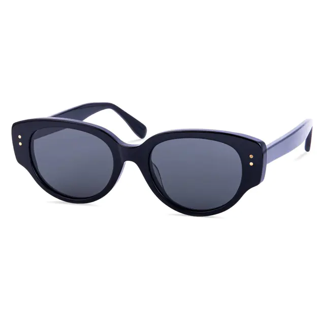 Round Black Sunglasses
