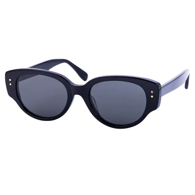 Round Black Sunglasses