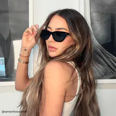Rectangle Black Sunglasses