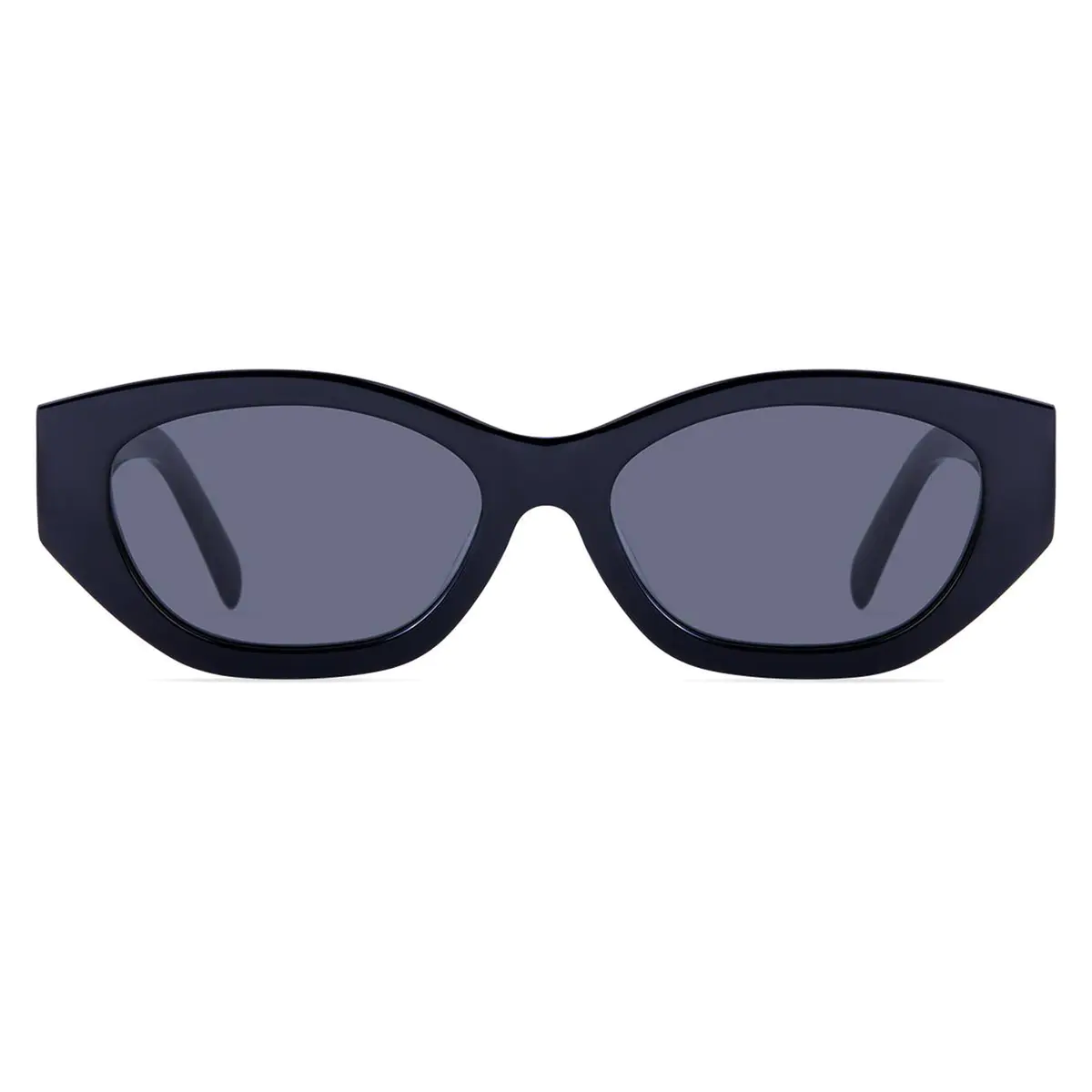 Oval Black Sunglasses
