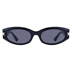 Oval Black Sunglasses
