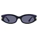 Oval Black Sunglasses