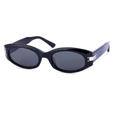 Oval Black Sunglasses