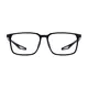 Rectangle Black Sport Eyeglasses