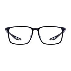 Rectangle Black Sport Eyeglasses