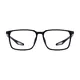 Rectangle Black Sport Eyeglasses