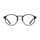 Round Black Eyeglasses