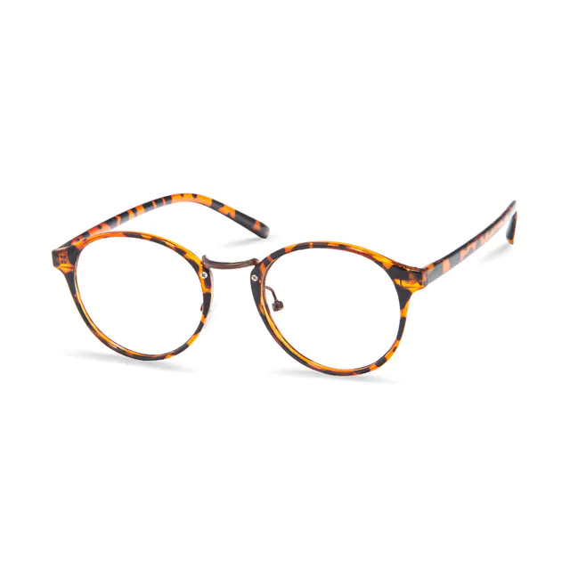 Round Tortoiseshell Eyeglasses
