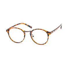 Round Tortoiseshell Eyeglasses