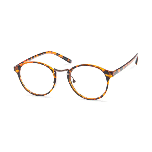 Round Tortoiseshell Eyeglasses