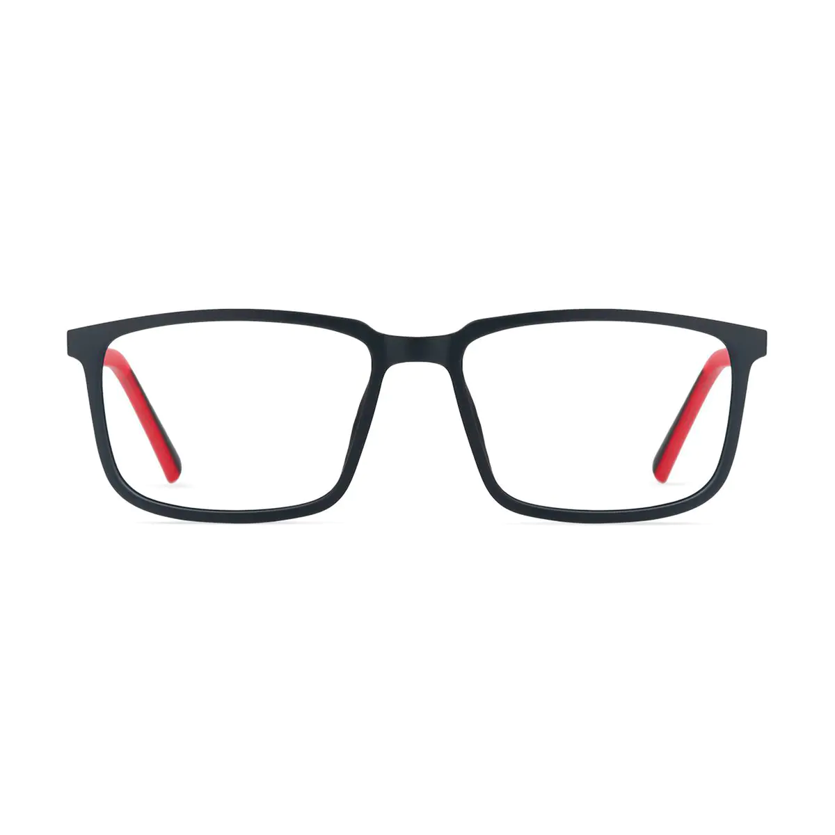 Rectangle Black Sport Eyeglasses