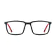 Rectangle Black Sport Eyeglasses