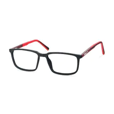 Rectangle Black Sport Eyeglasses