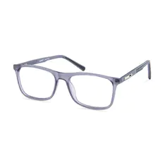 Rectangle Transparent Gray Sport Eyeglasses