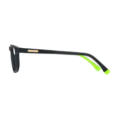 Rectangle Black/Green Sport Eyeglasses