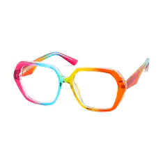 Square Multicolor Eyeglasses