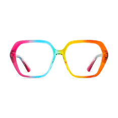 Square Multicolor Eyeglasses
