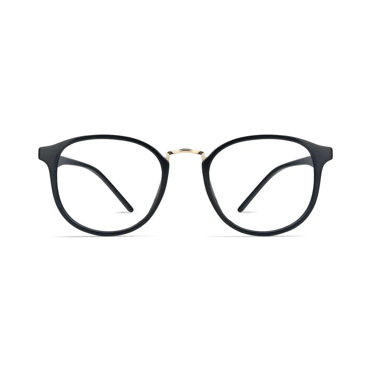 Round Black Eyeglasses