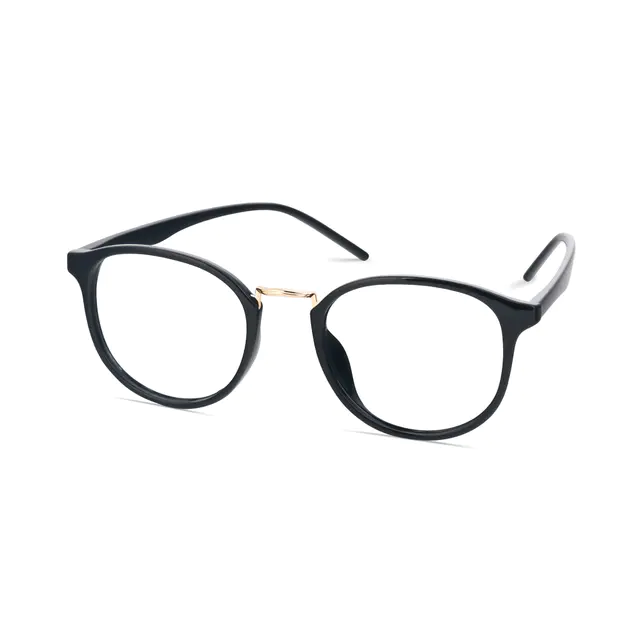 Round Black Eyeglasses