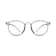 Round Light Gray Eyeglasses