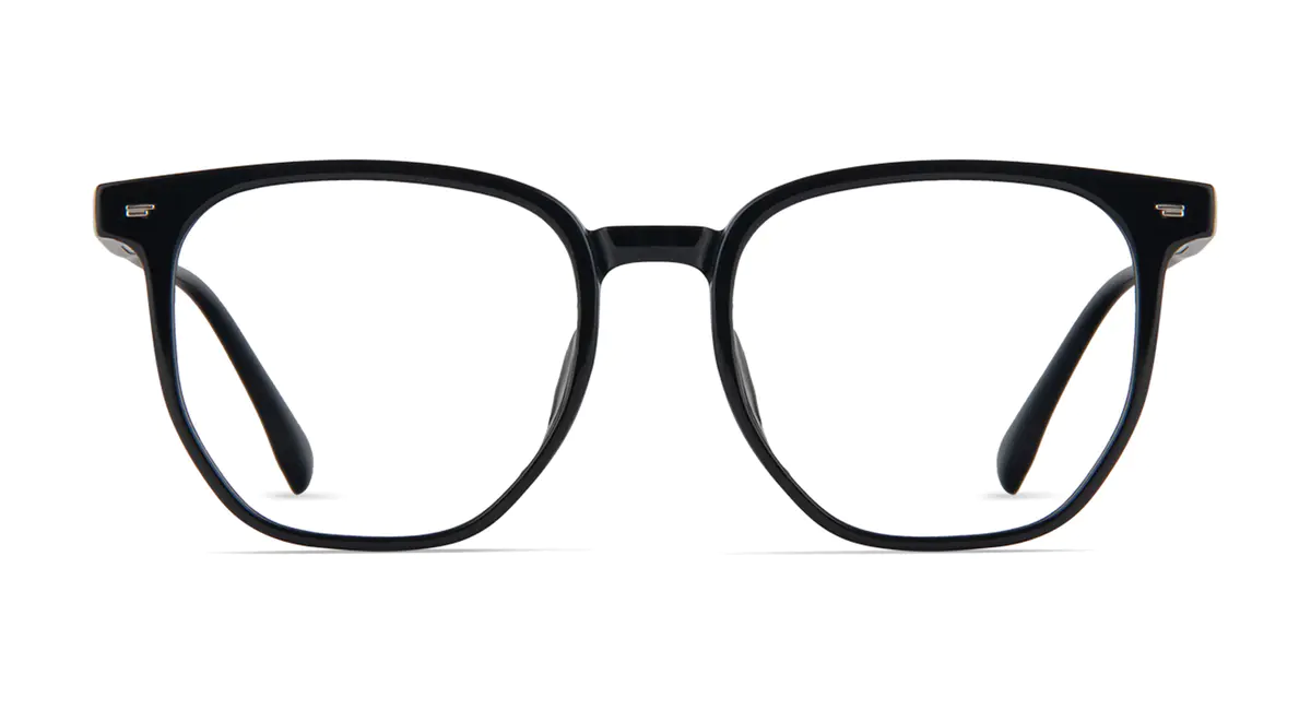Square Black Eyeglasses