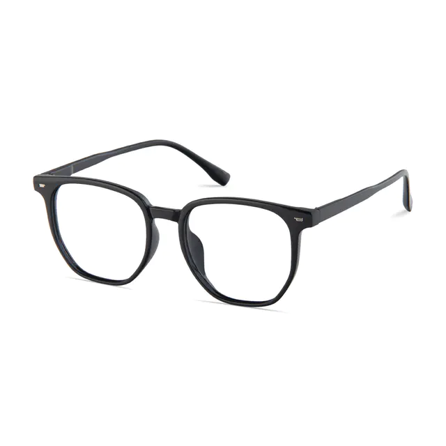 Square Black Eyeglasses